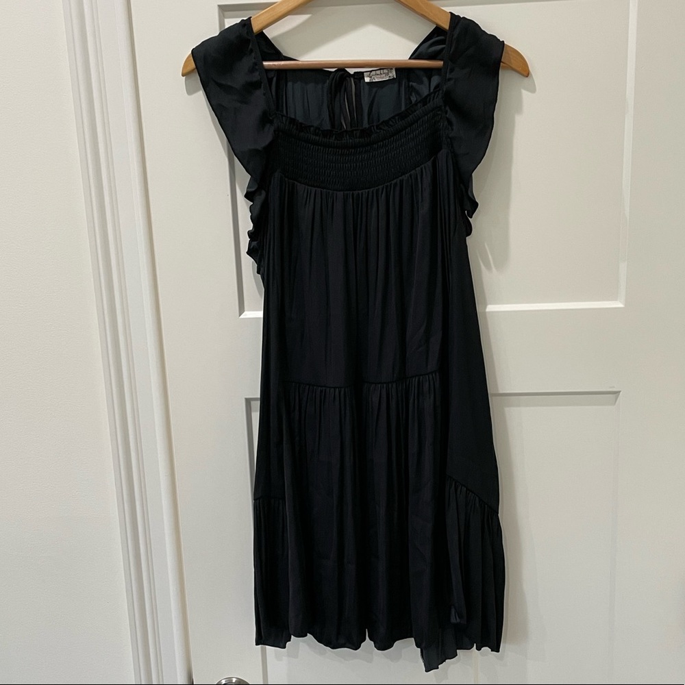 Adorable Free People Black Baby Doll Dress